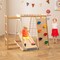 Kids 6-in-1 Indoor Jungle Gym with Slide, Climbing Ramp, and Ball Play for Ages 3-14
